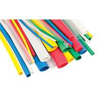 Heat Shrink Tubing, Thin Wall, 1/2', 0.25" (6.35mm) - 0.25" (6.35mm) We Share Industrial Supply