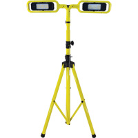 Lampe double Beacon Infinity avec tr&eacute;pied et support magn&eacute;tique, DEL, 40 W, 10800 lumens, Boîtier en Plastique/Aluminium We Share Industrial Supply