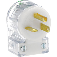 Prise de rallonge &agrave; angle de qualit&eacute; hospitali&egrave;re, Nylon, 20 A, 125 V We Share Industrial Supply
