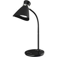 Desk Lamp, 6 W, LED, 16" Neck, Black We Share Industrial Supply