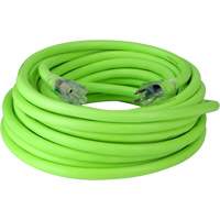 Flexzilla&reg; Pro Industrial Extension Cord, All-Weather, SJTW, 10/3 AWG, 15 A, 50' We Share Industrial Supply