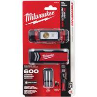 Lampe frontale pour casque de s&eacute;curit&eacute; USB REDLITHIUM, DEL, 600 lumens, 5 hres de fonctionnement, piles Rechargeable We Share Industrial Supply