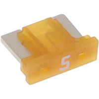 Fusible &agrave; lames pour automobiles LP de la s&eacute;rie MINI, Cartouche, 5 A, 58 V We Share Industrial Supply