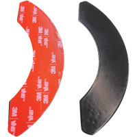 Plaquettes de montage &agrave; dos adh&eacute;sifs de balise de proximit&eacute; pour surfaces non m&eacute;talliques Safety Whip We Share Industrial Supply