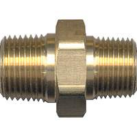 Mamelon de r&eacute;duction hexagonal, Laiton, 1/4" x 1/8", NPT x NPT We Share Industrial Supply