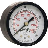 Manom&egrave;tre &eacute;conomique,  2", 0 - 200 psi, Fixation arri&egrave;re, Analogique We Share Industrial Supply