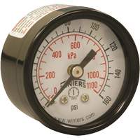 Manom&egrave;tre &eacute;conomique,  1-1/2", 0 - 160 psi, Fixation arri&egrave;re, Analogique We Share Industrial Supply