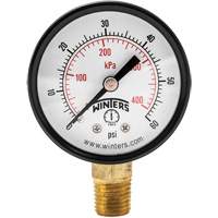 Manom&egrave;tre &eacute;conomique,  2", 0 - 60 psi, Fixation inf&eacute;rieure, Analogique We Share Industrial Supply