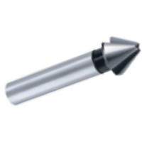 Fraise conique, 12,5 mm, Acier rapide, Angle de 60°, 3 cannelures We Share Industrial Supply